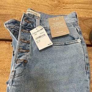 Madewell Perfect Vintage Straight Jean W 25 NWT